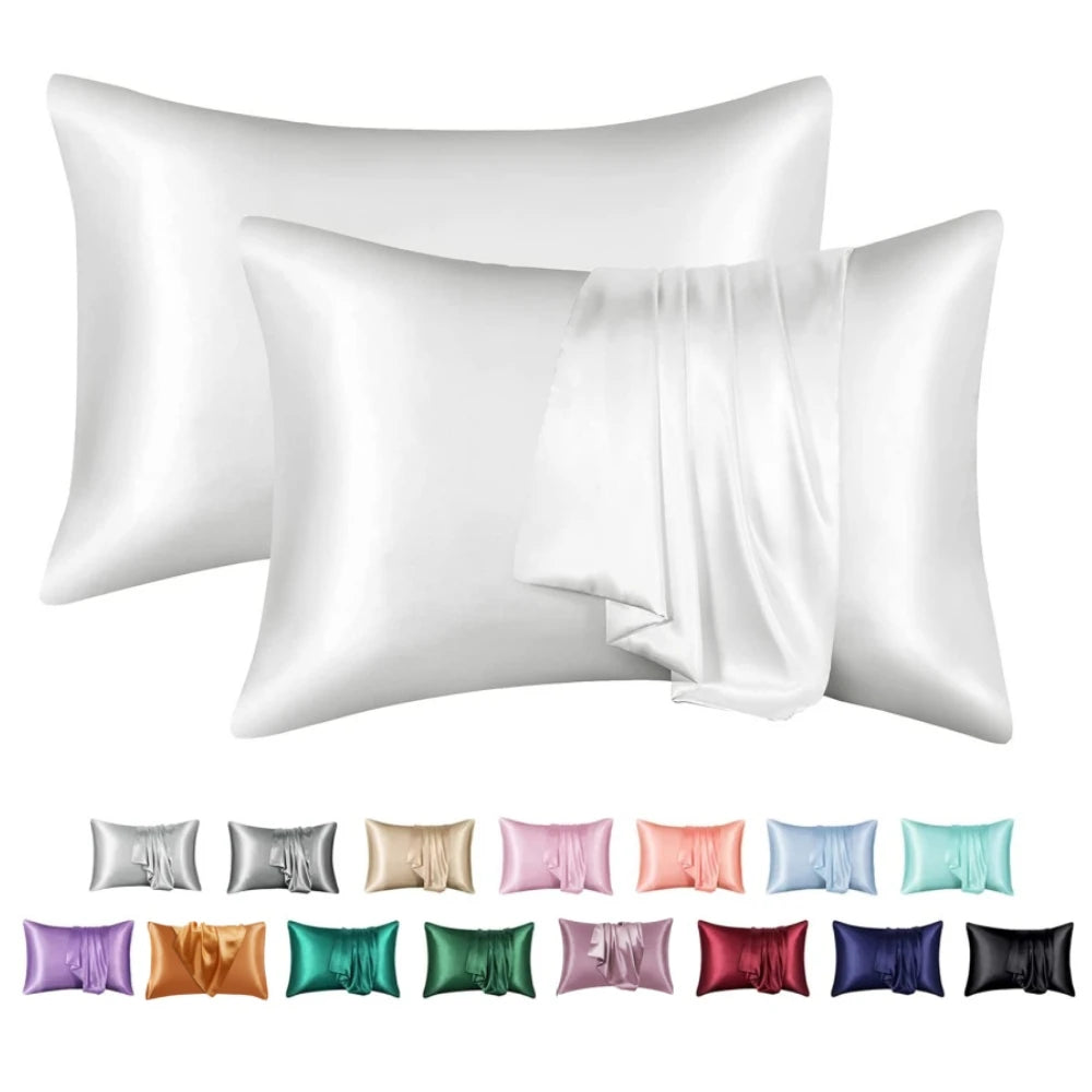 Funda de almohada de seda nórdica