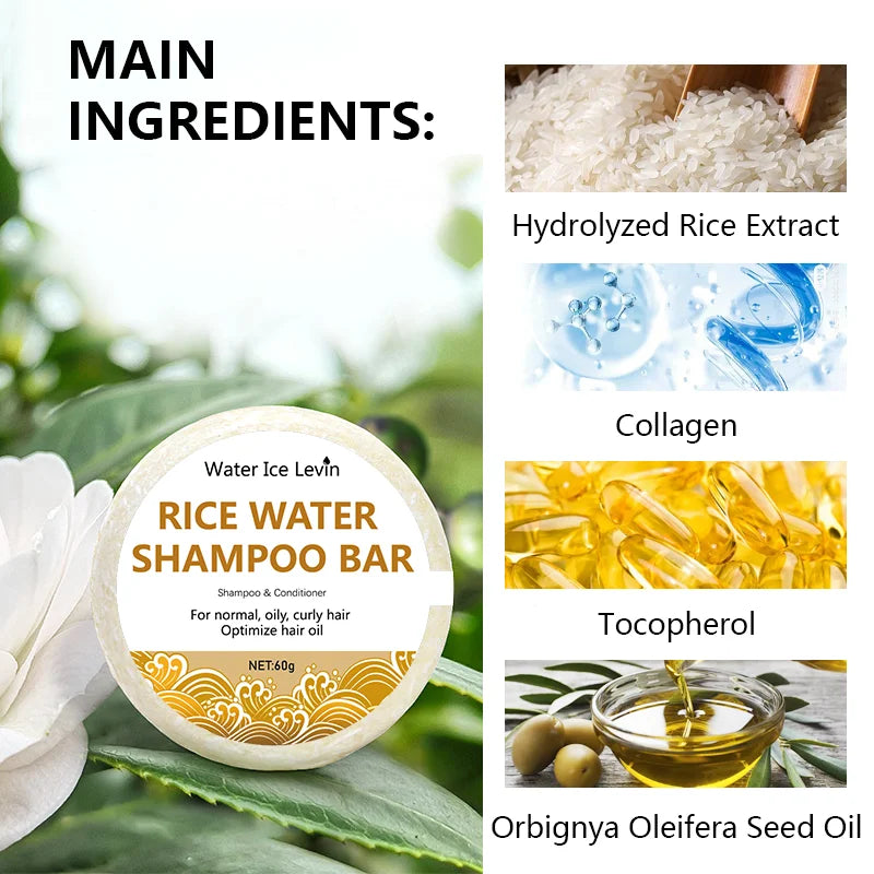 Champú orgánico antipérdida para el crecimiento del cabello