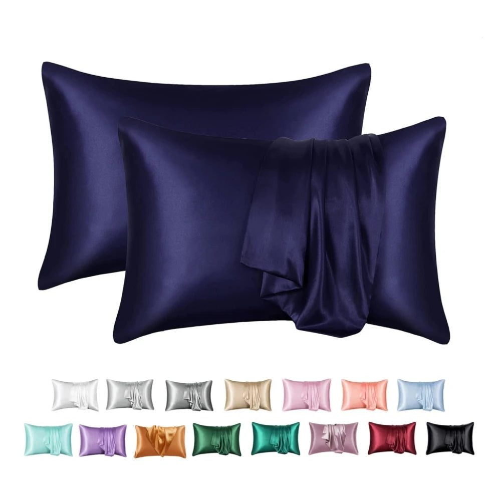 Funda de almohada de seda nórdica