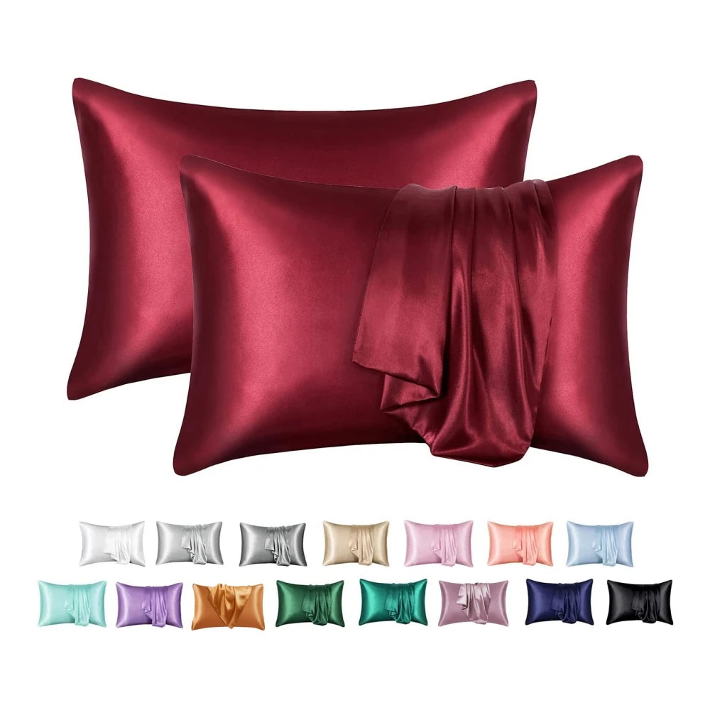 Funda de almohada de seda nórdica