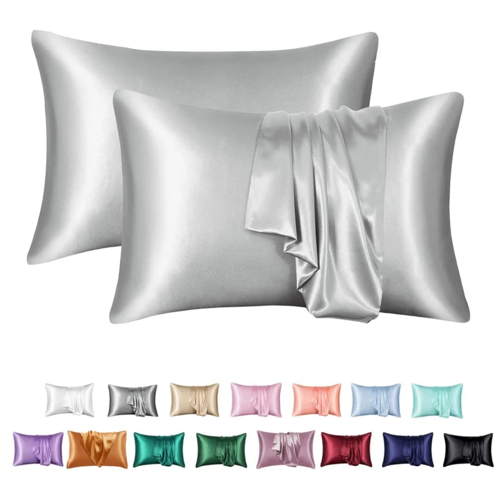 Funda de almohada de seda nórdica