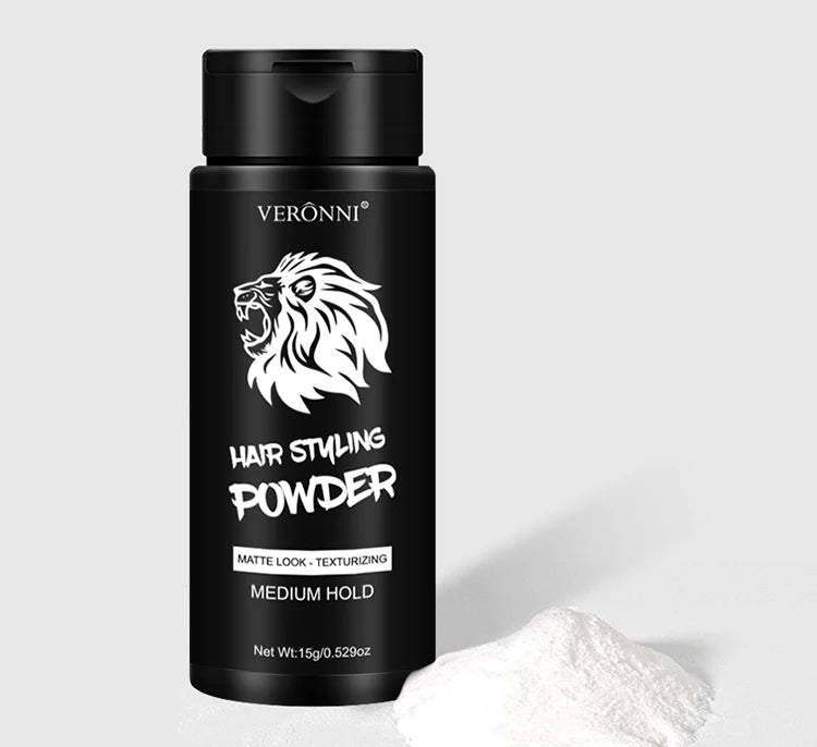 Polvo voluminizador para el cabello para hombres y mujeres