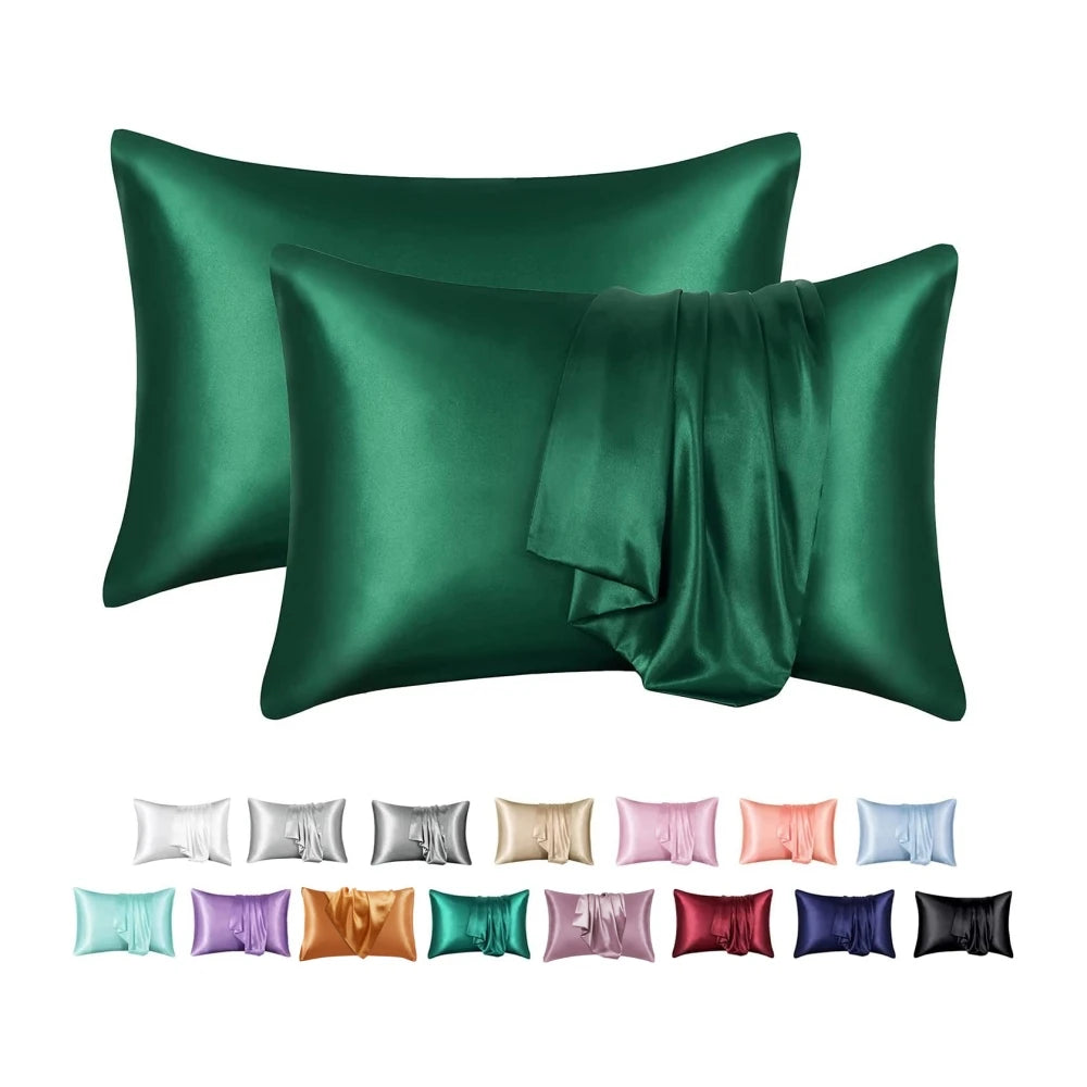 Funda de almohada de seda nórdica