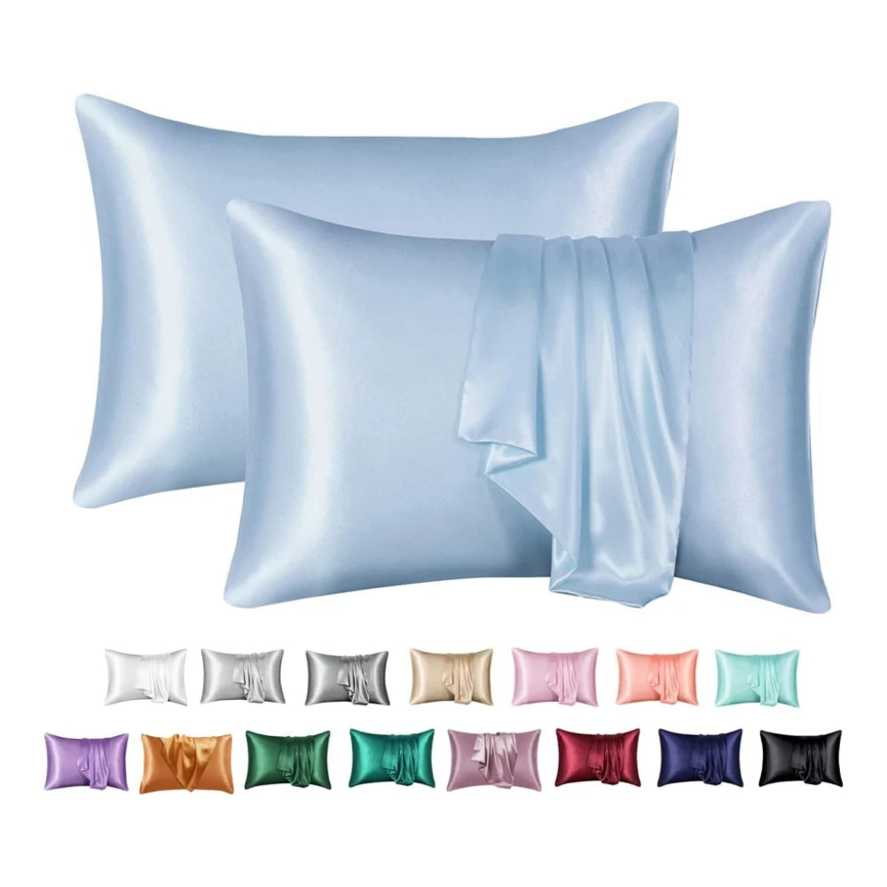 Funda de almohada de seda nórdica