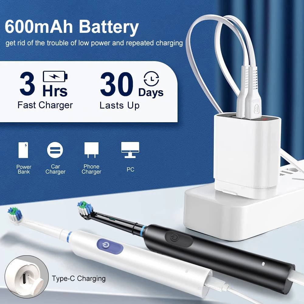 Cepillo Eléctrico Recargable