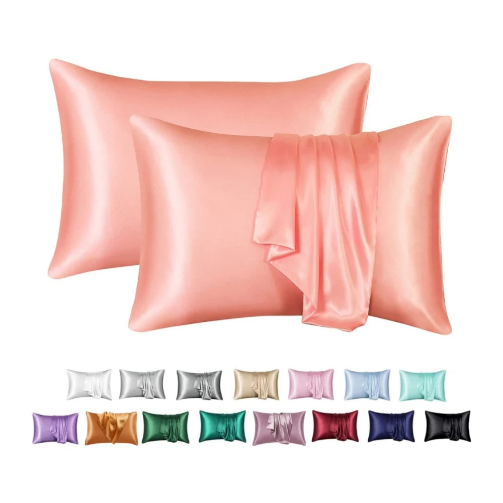 Funda de almohada de seda nórdica