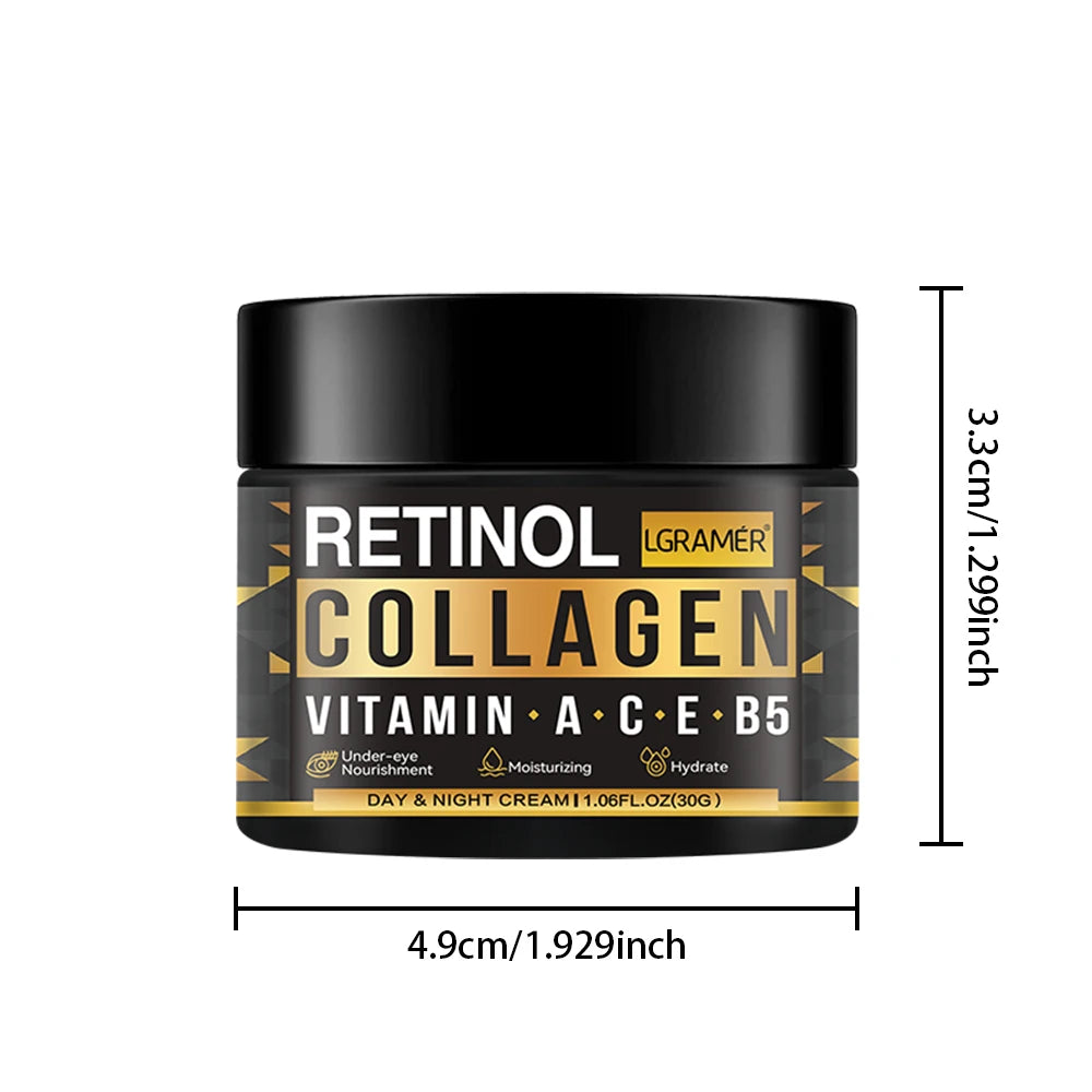 Crema Facial de colágeno y Retinol para hombres