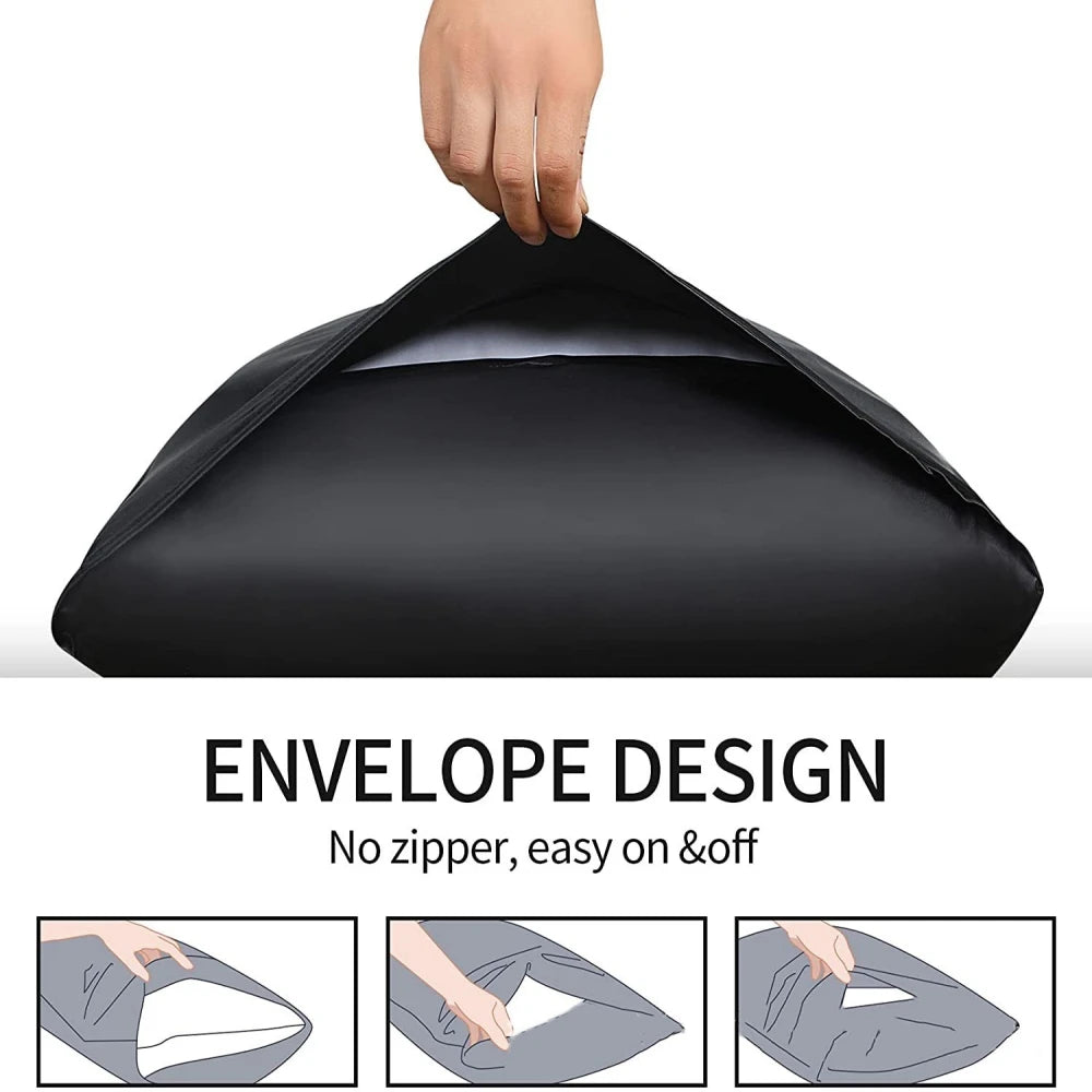 Funda de almohada de seda nórdica