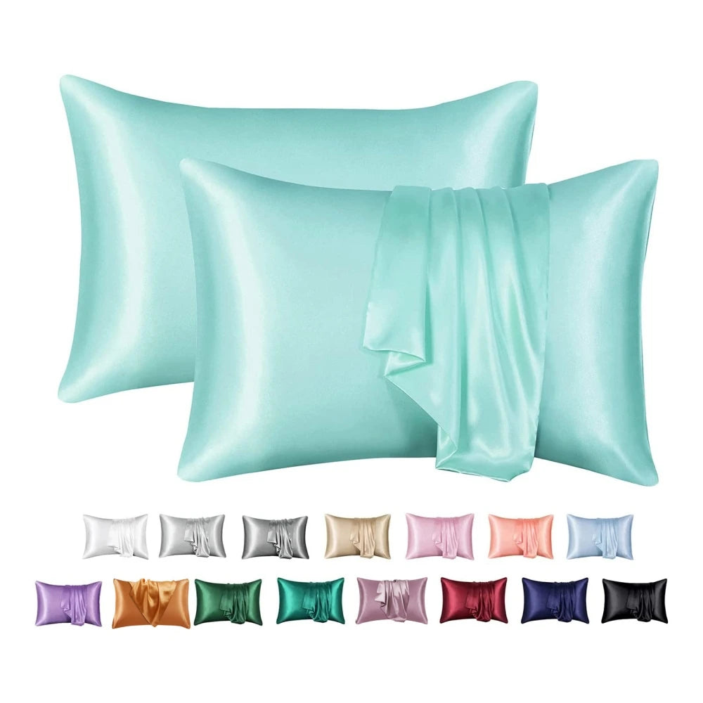 Funda de almohada de seda nórdica