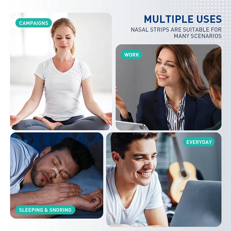Anti-Snoring Nasal Strips — Breathe Freely, Sleep Deeply