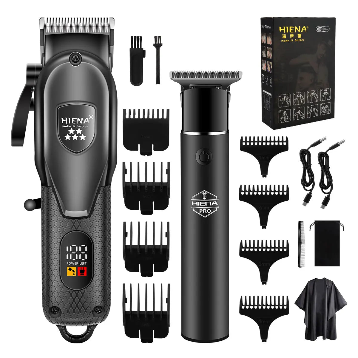Hiena Pro Hair Clipper Kit