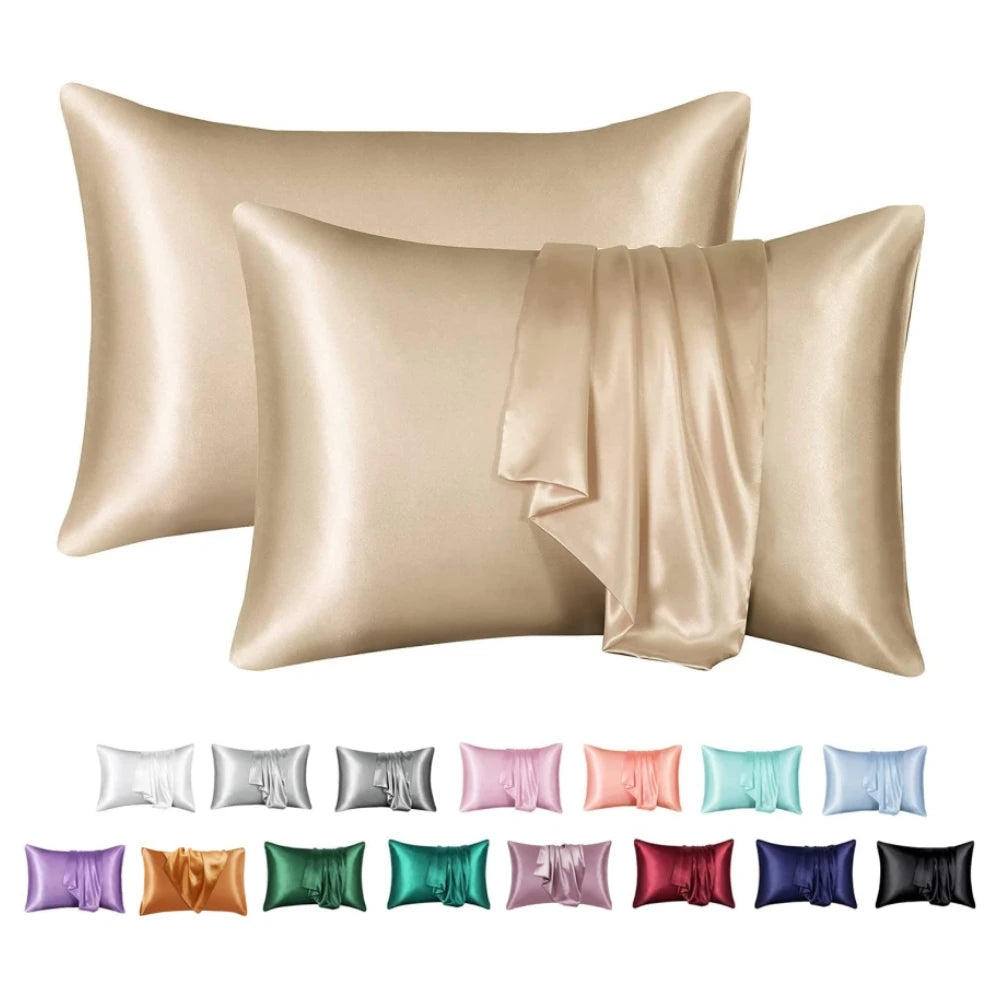 Funda de almohada de seda nórdica