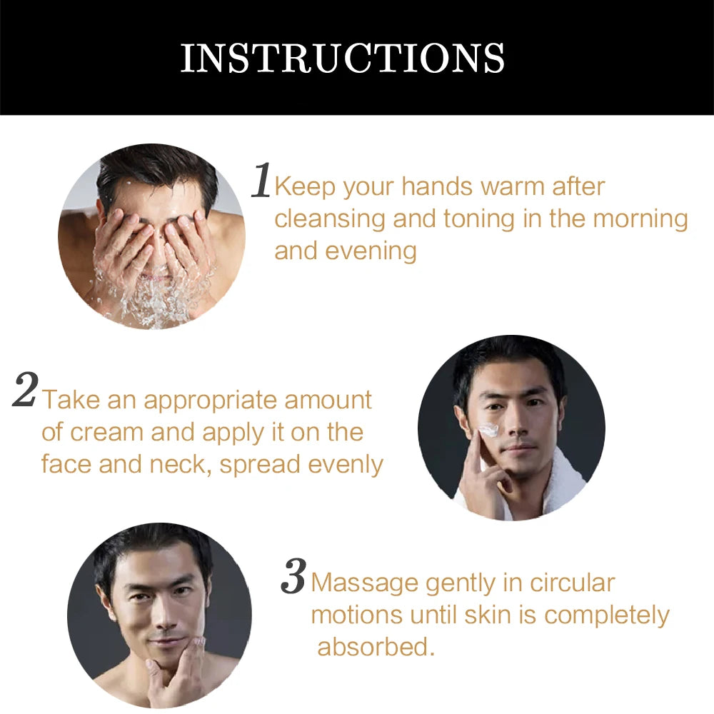 Crema Facial de colágeno y Retinol para hombres