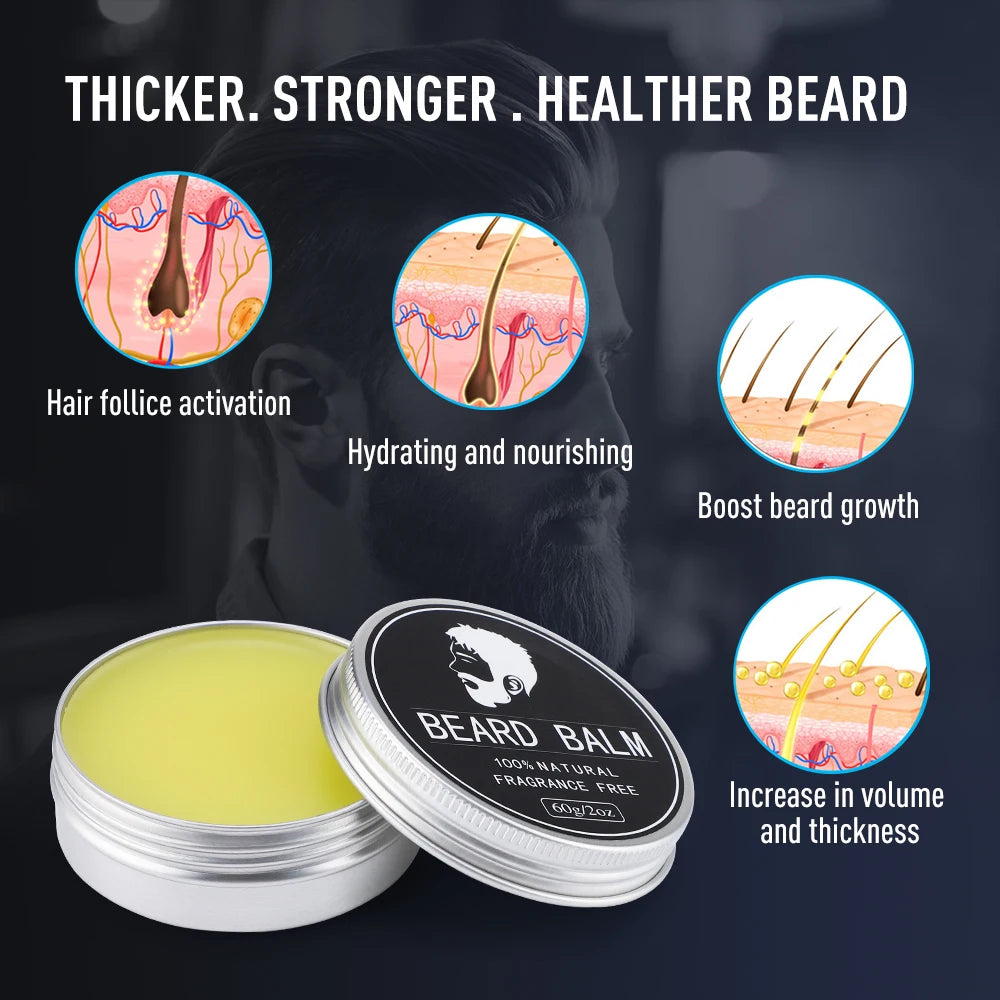 Kit de crecimiento de barba Natural para hombres
