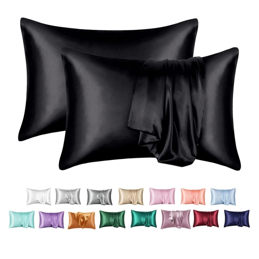 Funda de almohada de seda nórdica