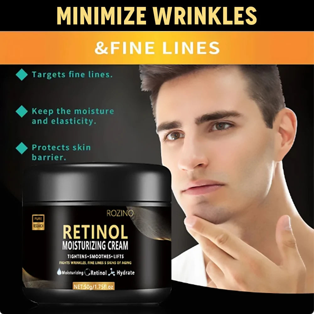 Crema hidratante facial de Retinol para hombres