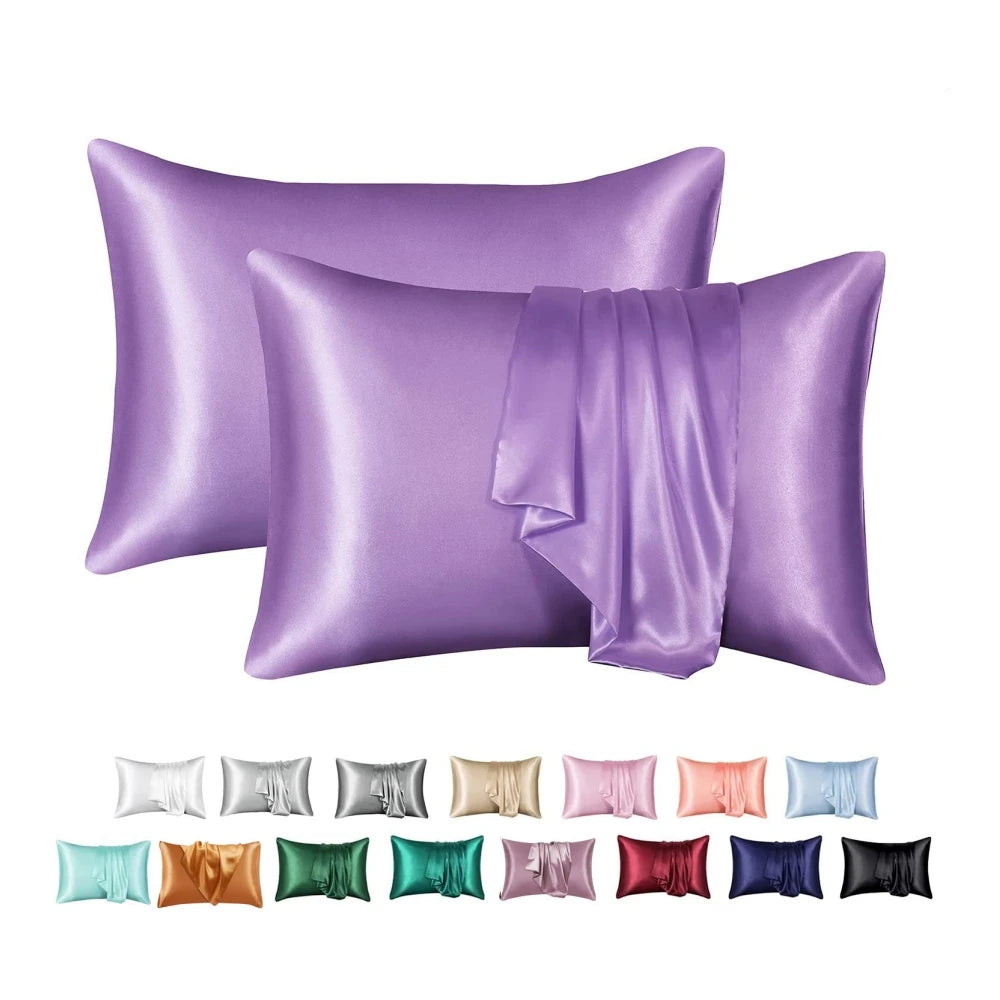 Funda de almohada de seda nórdica