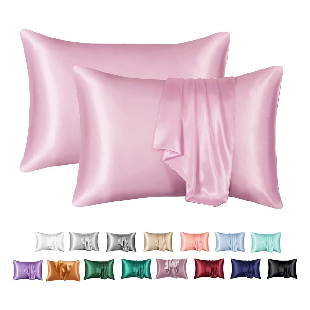 Funda de almohada de seda nórdica