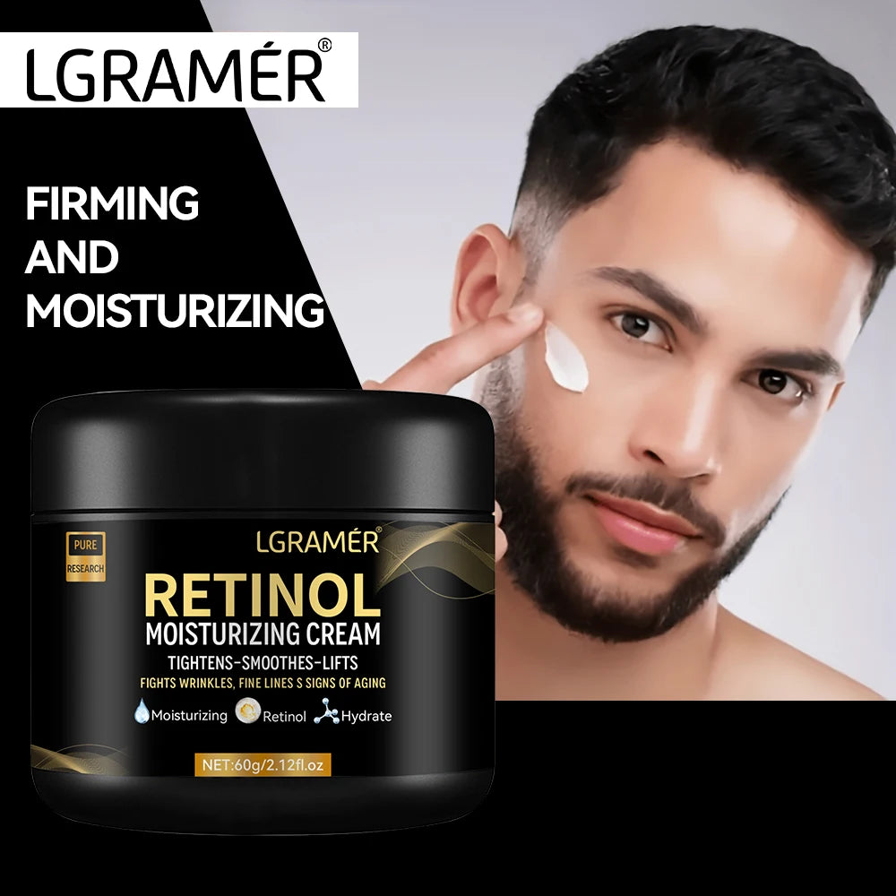 Crema hidratante facial de Retinol para hombres